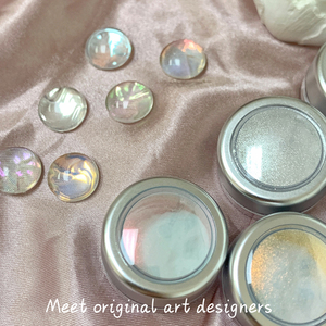 1jar Aurora Moonlight bubuk cermin krom warna-warni Glitter kuku debu halus putih cangkang gosok pigmen perlengkapan seni kuku - Product Image 5