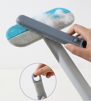 Brosse multifonctionnelle 3 en 1 de haute qualité pour enlever les poils d'animaux, manche long, outil de nettoyage des fenêtres, outil manuel pour chiens