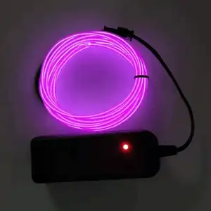 EL Wire Neon RGB Colour Lights LED Stroke Man Kit Innovation Luminous LED Cable for Holiday Wedding Halloween Christmas Party De