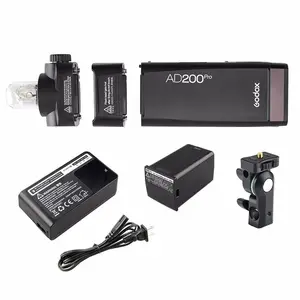 Godox-luz estroboscópica para estudio de fotografía y vídeo al aire libre, accesorio de iluminación portátil, flash, ad 200pro