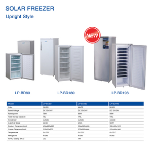 175L dọc DC 12V 24V panel năng lượng mặt trời 11 lớp thẳng đứng 12 giờ Máy Làm Đá thẳng đứng tủ đông - Product Image 5