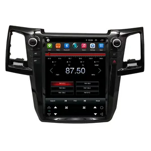 12.1 Tesla Type Auto Stereo Gps Navigatie Voor Toyota Fortuner 2009-2015 Touch Screen Muziek Android 10 8Core 4 + 64G