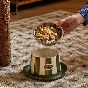 Nouveaux bols pour animaux de compagnie en acier inoxydable écologiques <span class=keywords><strong>anti</strong></span>-fourmis, protège-le cou, protège-les pieds, bols pour nourriture pour chats et chiens - Product Image 3