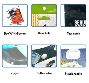 Tùy chỉnh đứng lên túi nhựa kẹo bao bì thực phẩm túi cho đường Snack bột cà phê - Product Image 3