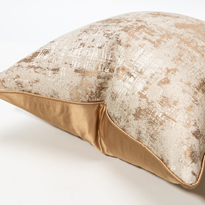 Housse de <span class=keywords><strong>coussin</strong></span> décorative moderne en satin jacquard de luxe, motif abstrait, pour <span class=keywords><strong>canapé</strong></span> - Product Image 3