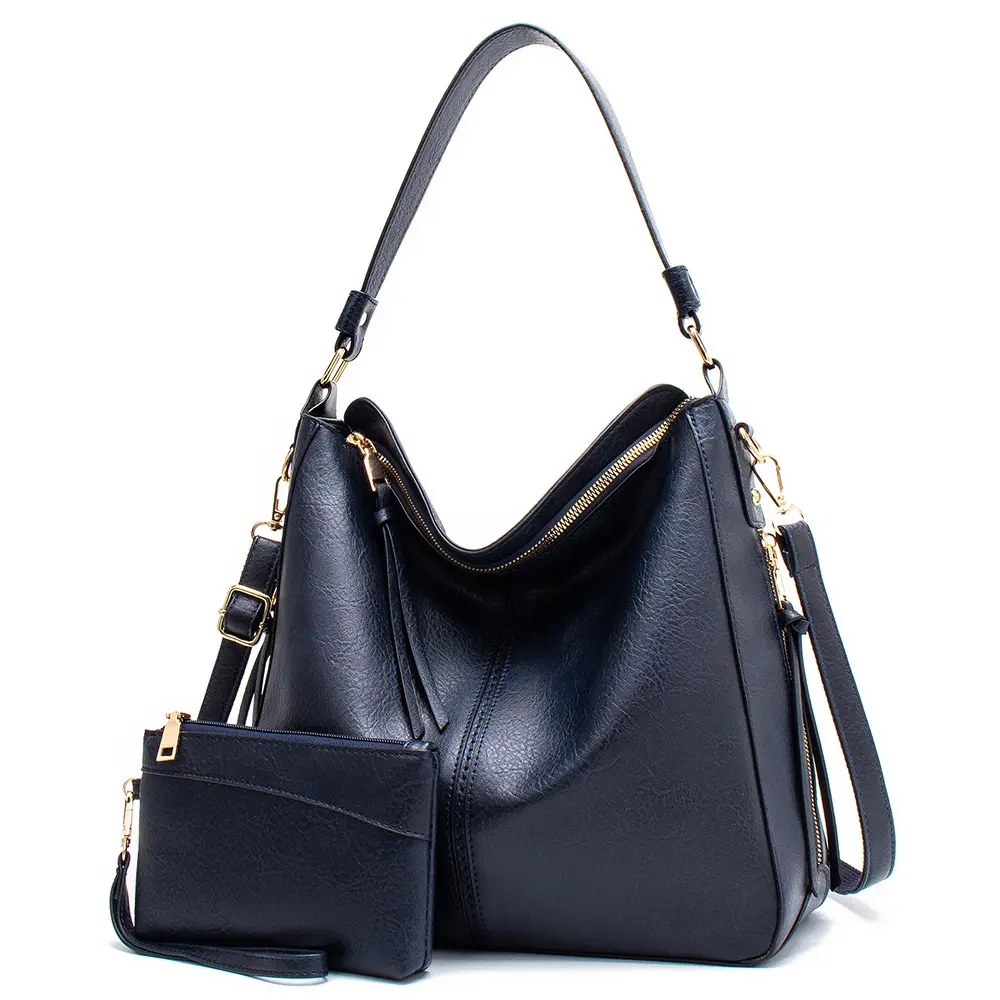 Wholesale Ladies Handbags Set Manufacturer Custom Purse Hand Bag Fashion Pu Leather 2024 Luxury Bags Women Handbags Ladies