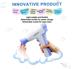 recargable portátil secador de pelo USB de carga eléctrica de la batería de pelo secador ventilador inalámbrico para viajes - Product Image 4