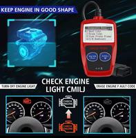 Escáner de vehículo MS309 OBD2 original, instrumento de diagnóstico automático multilingüe con herramienta de lectura de código para diagnóstico de coches