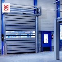 Portes à enroulement rapides en alliage d'aluminium pour entrepôt, à action rapide, à spirale, pour l'exportation