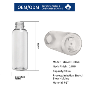 Botella de Plástico de 100 ml con Espumador, Color y Tamaño Personalizables, <span class=keywords><strong>para</strong></span> Cosméticos, Jabón Facial, Loción, Champú, Botellas Vacías con Bomba de 24/28 mm - Product Image 3