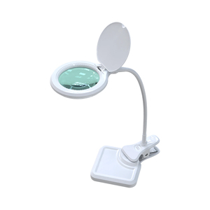LED Magnifying Desk <b>Lamp</b> with Clamp 30 LEDs Bright Light 2-in-1 Adjustable Gooseneck Table Smart Home Lights - Product Image 1