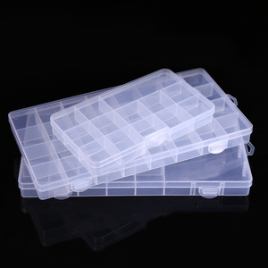 pp Bead Accessories Plastic <strong>Small</strong> Transparent Jewelry Desktop Parts <strong>Storage</strong> <strong>Box</strong> Clear Plastic <strong>Storage</strong> <strong>Box</strong> With Dividers - Product Image 5
