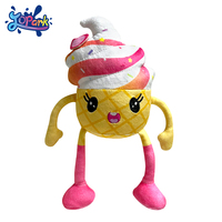 Lovely boneka anak katun PP Super lembut makanan penutup kreatif ramah lingkungan mainan dapat disesuaikan