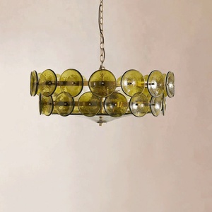 <span class=keywords><strong>Lustre</strong></span> de luxe post-moderne de style français du milieu du siècle, design américain rétro, <span class=keywords><strong>pour</strong></span> salon et salle à manger, télécommande, taille moyenne - Product Image 2