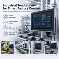 Sistema de Carro de Compras Móvil para Comercio Minorista con Integración de Escáner y Pantalla Táctil Capacitiva Industrial Full HD