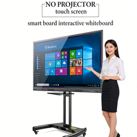 Tableau blanc interactif numérique à écran plat BlueLightBest Selling 55 pouces pour écoles, tout-en-un