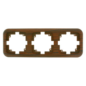 Triple cadre en bois, design durable et élégant, idéal pour encadrer des photos, des œuvres d'art et des souvenirs personnels. - Product Image 1