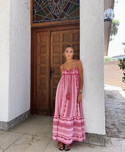 Abito ricamato <span class=keywords><strong>all</strong></span>'<span class=keywords><strong>uncinetto</strong></span> abito estivo donna 2024 nuovo prendisole Sexy abito da spiaggia vacanza - Product Image 1