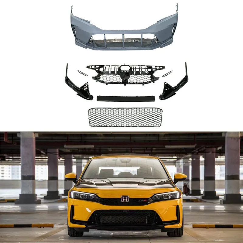 Civic TypeR front bumper Car Exterior Accessories body kits for Honda 11th Civic 2022+