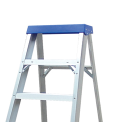 Chất Lượng Cao Gấp Thang Hướng Dẫn Sử Dụng Công Cụ Dễ Dàng Cửa Hàng Bước Thang Thiết Kế Đơn Giản 6 + 1 Nhôm Bước Thang - Product Image 4