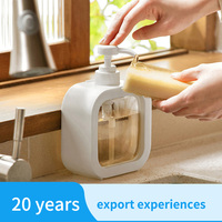 Flacon pompe portable grande capacité pour désinfectant pour les mains, émulsion, lessive, gel douche – Idéal pour les voyages d'affaires