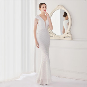 Festa notturna da donna Sexy temperamento sottile formale abiti da ballo da sera lunghi - Product Image 2