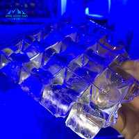 Unité de production automatique de glaçons de 500 kg pour les magasins de boissons en sachets et la transformation alimentaire