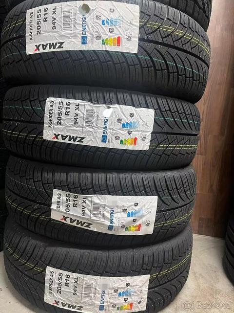 Zmax Brand X-SPIDER A/S All Weather M+S Snowflake Chinese Quality Tires for Cars 225/50ZR17 Car Tires 225 50 17 for All Seasons