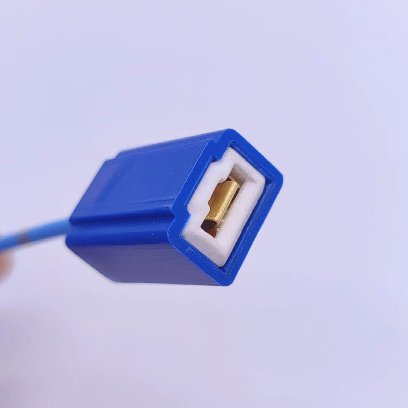 2 Prises Phare H1/H3 Céramique - 90° Incliné - Pour Halogène/LED 6-24V - Voiture, Moto, Bateau