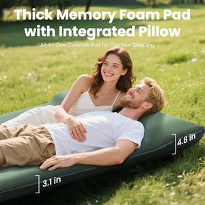 Nệm mút hoạt tính tự bơm hơi di động 2 người, dày 3.15 inch, kèm bơm điện, kiểu dáng hiện đại, dùng cho cắm trại - Product Image 5