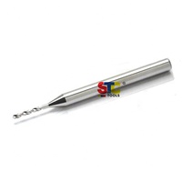 Bor lubang Mini mikro SMT, bor mikro karbida padat mata ukir Mini PCB 0.1-0.9mm