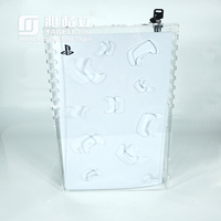Yageli, fabricant chinois, lance la dernière version de son boîtier transparent personnalisé en acrylique pour PS4, service professionnel pour l'affichage uniquement.