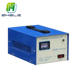 CE標準ミニ単相電圧レギュレーター500W/1000W/1500W/2000W低電力ホームAC220V電子電圧スタビライザー500VA