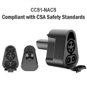 Nouvel adaptateur de charge pour véhicules électriques NACS vers CCS1 1000V 600kW, indice de protection IP54, pour Cybertruck <span class=keywords><strong>Tesla</strong></span> aux États-Unis - Product Image 1