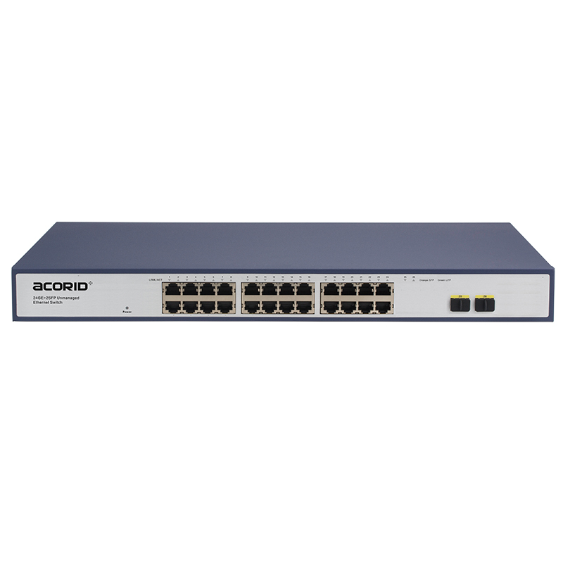 (производство оригинального 24-портовый гигабитный оптоволоконный ethernet коммутатор-стоечный сервер с 2 SFP порта