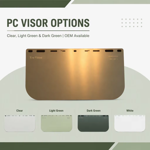 Visiera in Policarbonato Certificata, Schermo Facciale Trasparente di Ricambio, Occhiali di Sicurezza Rigidi per Caschi da Equitazione - Product Image 2