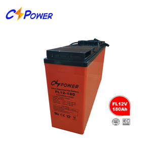 UPS, veri merkezi, telekomünikasyon, güvenlik ve yangın sistemleri için CSPower FL 12V 180Ah ön Terminal jeli VRLA pil - Product Image 1