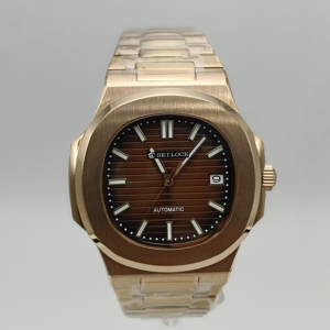 Montre mécanique de luxe SEILOCE NH35 en acier inoxydable 40 mm avec calendrier et mouvement à aiguilles simple - Product Image 5