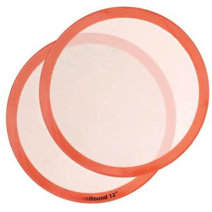 Tappetini da Forno in Silicone da 12 Pollici, Teglia per Pizza Grande, Tappetino per Impasto/Torta, Griglia <span class=keywords><strong>XL</strong></span> per <span class=keywords><strong>Friggitrice</strong></span> <span class=keywords><strong>ad</strong></span> <span class=keywords><strong>Aria</strong></span>/Raffreddamento/Microonde, Antiaderente per Alimenti - Product Image 1