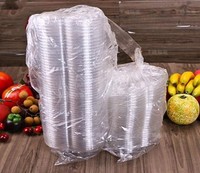Récipients en plastique alimentaires PET jetables personnalisés Boîte d'emballage de fruits transparente à clapet pour tomate cerise raisin