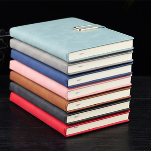 Bán buôn cao cấp văn phòng kinh doanh A5 mềm Leather Bìa máy tính xách tay với biểu tượng tùy chỉnh - Product Image 6