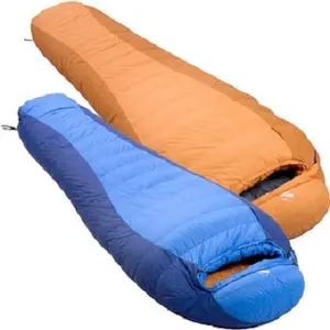 Sacs de couchage Portable en duvet d'oie, polyvalent, pour camping en plein air, qualité supérieure, d'urgence, pour météo froid, vente en gros, offre spéciale