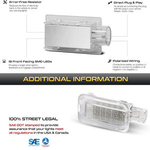 Lámpara de luz de panel de puerta de cortesía lateral LED para <span class=keywords><strong>Subaru</strong></span> Forester <span class=keywords><strong>Outback</strong></span> Legacy 2013-2022, XV Tribeca 2011-2014 - Product Image 5