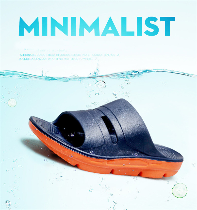 Men's Slippers Large Size Thick Sole Arch EVA Slides Shoes Rehabilitation Slippers