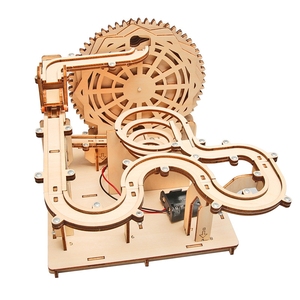 Kit de construction de blocs de construction électriques en bois DIY OKYN-G5645 pour l'éducation STEM - Product Image 1