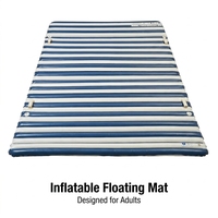 Matelas gonflable de piscine pour adultes, matelas flottant rayé en PVC, flotteur aquatique pour piscine, lac, complexe hôtelier, logo personnalisé OEM
