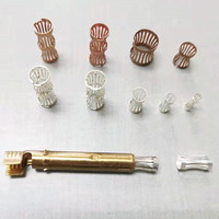 3.0-8.0 Beryllium-Bronze Material Männlicher Laternenstecker mit Federkontakt, Bananenstecker mit Krallenfeder, 4mm Bananenstecker mit Federkontakt