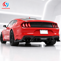 Kit de diffuseur de pare-chocs arrière et aileron aérodynamique en PP pour Ford Mustang GT 2018 2019 2020 2021 – Vente en gros usine