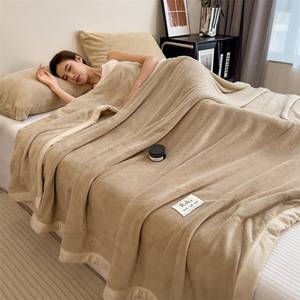 Coperta in Velluto <span class=keywords><strong>di</strong></span> Latte Tipo A Invernale, Doppio Strato Ispessito, Scialle, Copriletto, Lenzuolo - Product Image 2