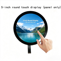 Écran LCD TFT rond de 5 pouces 1080x1080 FHD avec interface MIPI, écran tactile capacitif et carte de commande pour affichage domestique intelligent